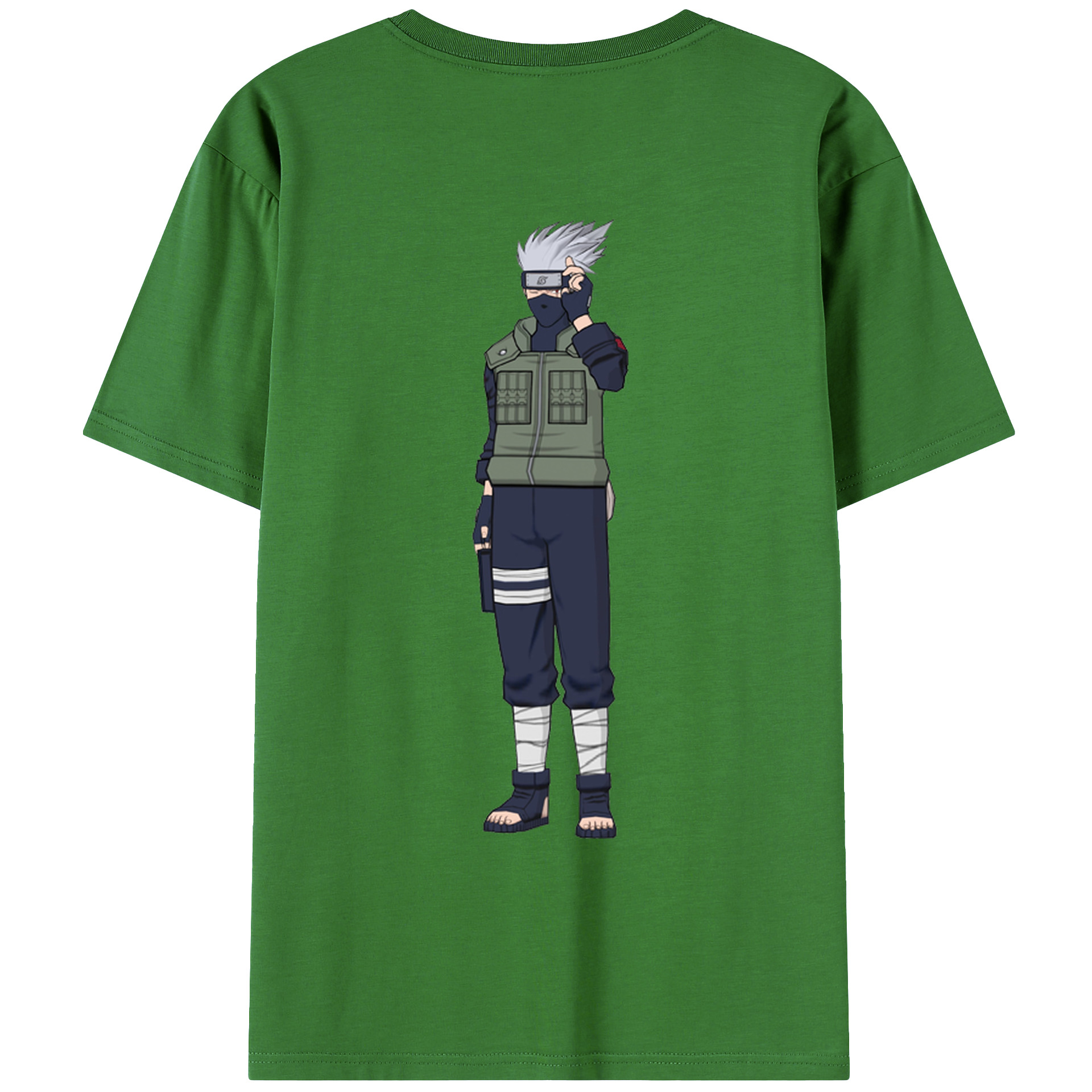 （画像用） NARUTO -ナルト- はたけ カカシ Hatake Kakashi レディース半袖Tシャツ(バックプリント)